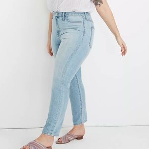 Madewell Curvy Plus The Perfect Vintage Jean in Fitzgerald Wash 34 & 36